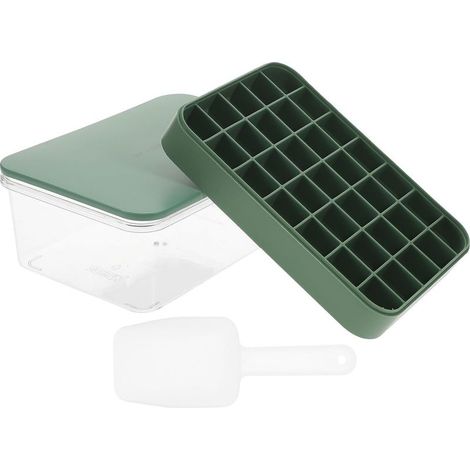 Machine à Glaçons en Silicone Vert pour Congélateur, Bac Démoulage (1/5)