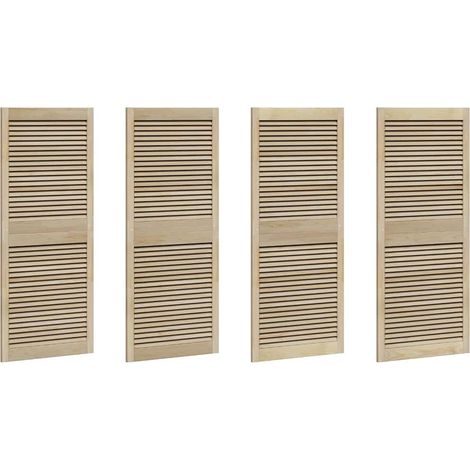 Porte de Cabinet avec porte 4 pcs Naturel 140.5 x 2.1 x 49.5 cm CFW28728 (1/4)