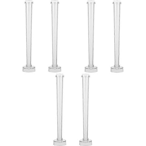 Moules à bougies coniques en résine (lot de 6) pour bijoux et bougies d'urgence. (1/5)