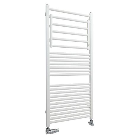 Zehnder Badheizkörper Zeno Wing, 1184x500 mm (HxL), Handtuchablage, Mittel- / Seitenanschluss, ZW-120-050-05, ZZ700250B100000