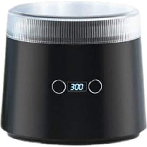 Nettoyeur à ultrasons pour appareils de contention et prothèses dentaires,45 kHz,3 modes de nettoyage,Rechargeable par USB,etc. (Noir) (1/5)