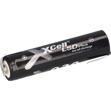 XCell AAA Micro Akku LSD Plus Ni-MH 1,2V 930 mAh Z Lötfahne low self-discharge (1/5)