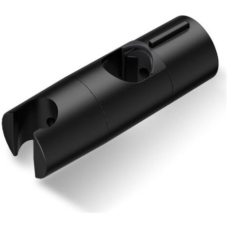 Adjustable Shower Head Holder for 19-25mm Diameter Shower Heads, ABS Shower Head Holder, Shower Bracket for Adjustable Bar, Shower Head Holder, Black (1/5)