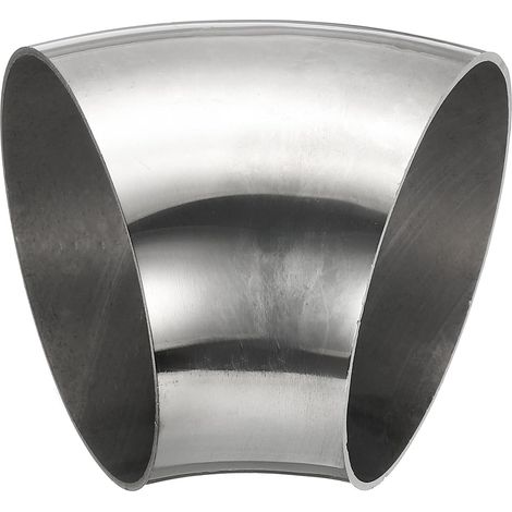 1pc Coude À 45 Degrés Mandrin, D'Échappement En Acier 70mm OD Connecteur De Tuyauterie Inoxydable 304 Pour Tuyau Main Courante HVAC - 70 mm (1/5)