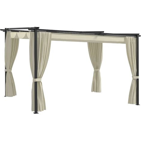 Pavillon 4 x 3 m Creme (1/5)