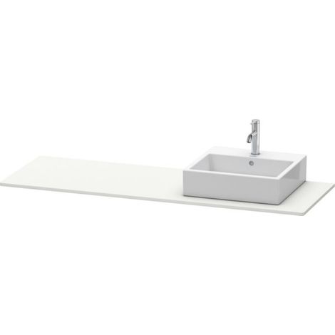 Console Duravit XSquare, 1 découpe à droite, 1600x16x550mm, (1/3)