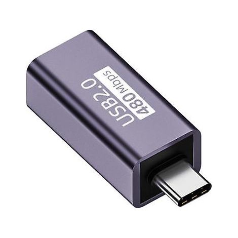 Adaptateur USB 2.0 mâle Type-C/Micro/Mini vers USB-B femelle, compatible avec les téléphones portables, les ordinateurs, les claviers électroniques, les boîtes à rythmes, les imprimantes, etc., connec (1/5)