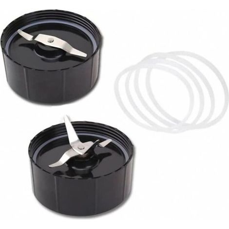 Lames Transversales et Plates de Rechange - PièCes de Rechange avec 4 Joints SuppléMentaires pour MéLangeur 250W Blender Juicer (1/4)