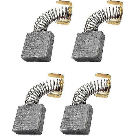 Jeu de 4 balais de charbon compatibles avec les scies à onglets modèles 113234620, 113234600, 816689-1, 113234650, 113234601 et 113235330 (pièces détachées SI) WHBYV (1/4)