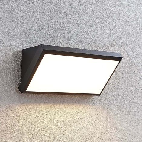 [NEUWERTIG] B-Ware Lindby Led Außenwandleuchte Abby Wandleuchte Wandlampe Leuchte 18 W Dunkelgra467