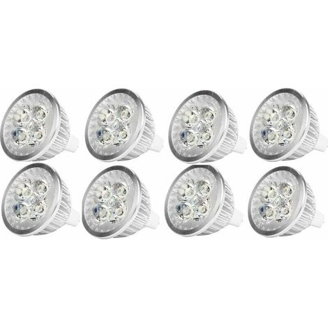 Ampoule LED MR16 4Watt Ampoule spot LED 12V 4W culot MR16 GU5.3, utilisée pour l'éclairage paysager, équivalent à une lampe (1/3)