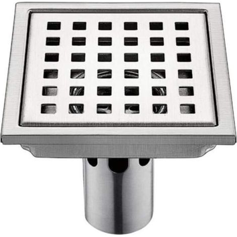 1 Pcs Siphon De Sol en Acier Inoxydable Drain15 15 Filtre Carré Déodorant Anti Retour Fuite d'eau 15b (1/5)