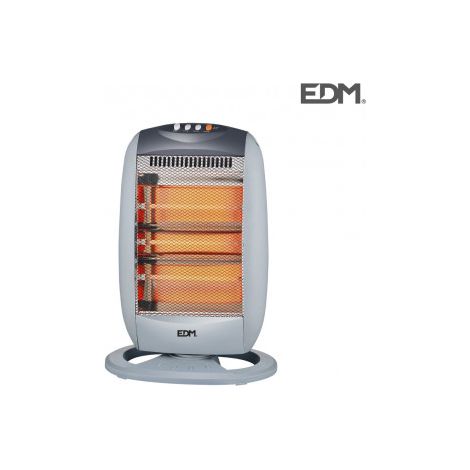 Estufa de Cuarzo EDM 07136 07136 Negro 1200 W