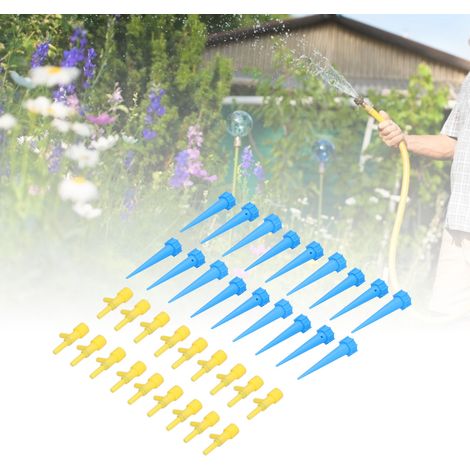 Set mit 18 automatischen Pflanzensprengern mit Steuerventil (blau) (1/5)