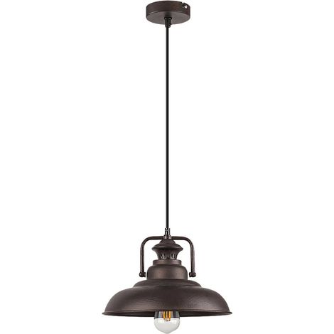 KYLE, INDUSTRIAL STYLE DARK BROWN PENDANT (1/5)