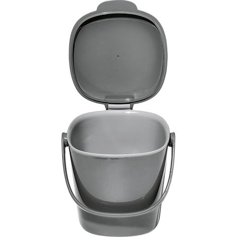 OXO Easy-Clean Komposter 2,83 l, Grau, GoodGrips