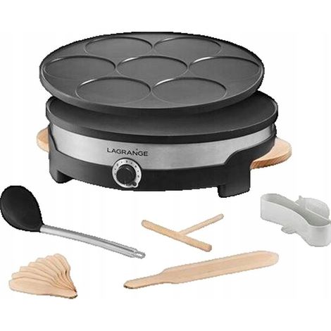 Crepera - Lagrange - Tradi'® Duo - 1500 W - Negro - Antiadherente