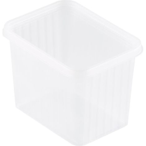 Duni 170513 boite de stockage de nourriture jetable Plastique Transparent