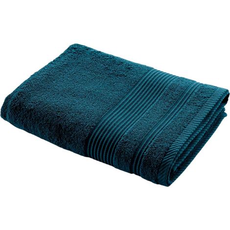 Drap de Douche "Tendresse" 70x130cm Bleu Indigo