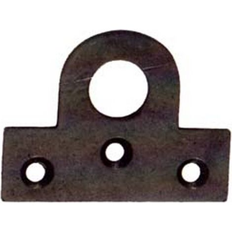 100PZ PORTALUCCHETTI - mm.47x35h. piccoli in acciaio tropicalizzato