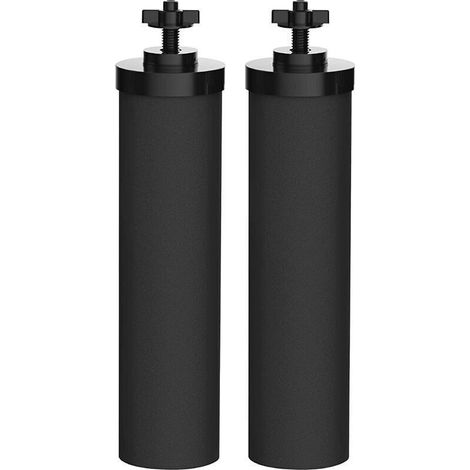 Lot de 2 Filtre à eau certifié NSF/ANSI 42&372, remplacement pour système de filtre à eau par gravité Berkey® à eau compatible,Réduit les Contaminants à Hauteur de 99,99% (1/5)