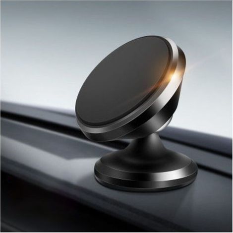 Magnetic Car Mount - 360° Rotation Phone Holder Strong Magnet Smartphone Holder Compatible with iPhone/Samsung/Huawei/GPS etc. - Black NPTERBL (1/4)