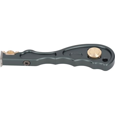 Racle à colle bois compacte alliage aluminium poignée ergonomique pour espaces étroits avec clé, ensemble 2 pièces noir or (1/5)