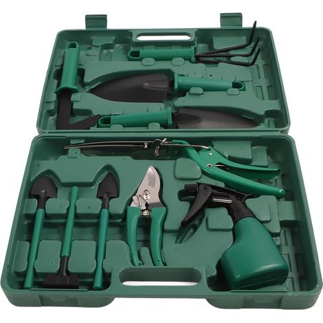 Ensemble D'outils Pour Bonsaï, 10 Pièces, Kit D'outils Pour Bonsaï, Ensemble D'outils De Jardin Avec étui, Poignée Ergonomique, Kit D'outils Pour le Jardinage D'arbres Succulents, Pour Débutant En Int (1/5)