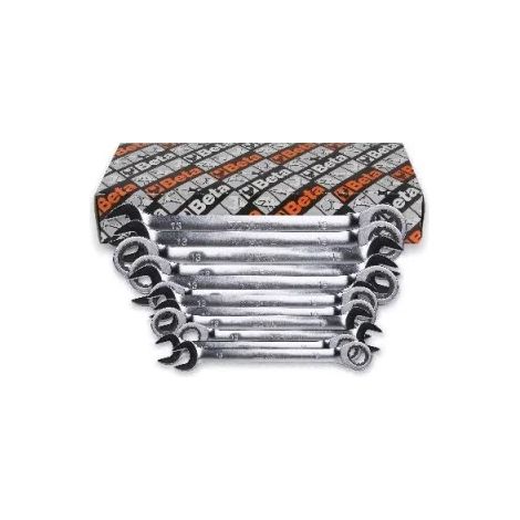 Beta 141/S12 Serie di chiavi combinate a cricchetto dritte 12 Pz.