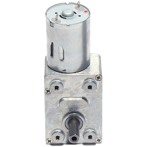 Moteur à engrenage 12V CC réversible, réducteur à vis sans fin haute performance, couple élevé 40RPM pour portail coulissant, fenêtre automatique et ouvre-porte motorisé, boîte de transmission durable (1/4)