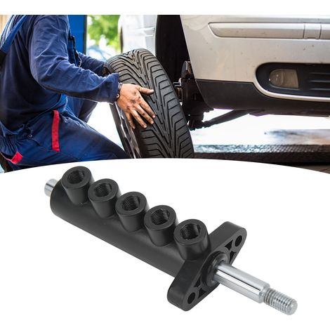 Machine à Changer les Pneus, Valve Pneumatique à 5 Voies avec Pédale en Alliage d'Aluminium et Tige Filetée Acier 8mm pour Réparation (1/5)