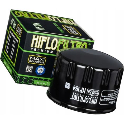 Filtro de aceite Hiflo HF184 HF 184 Nexus Beverly X10 X9 X8 Xevo Mp3 Satelis Geo (1/3)