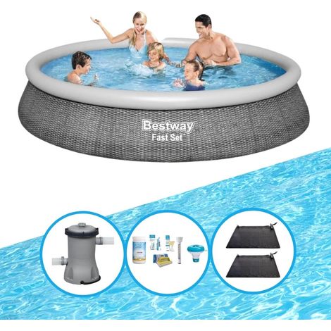 Bestway Bestway Fast Set Ronde - 396x84 cm - 4-pièces S22675 (1/5)
