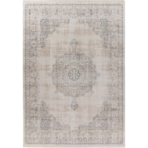 Tapis Tissé Oriental Vintage "Dilan" Gris 80 x 150 cm (1/5)