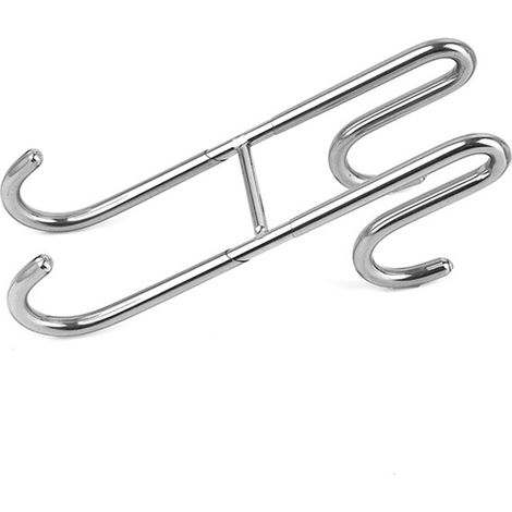 Crochets porte-serviettes pour porte de douche, crochets double face pour porte de douche en verre sans cadre, crochet de baignoire (1/5)