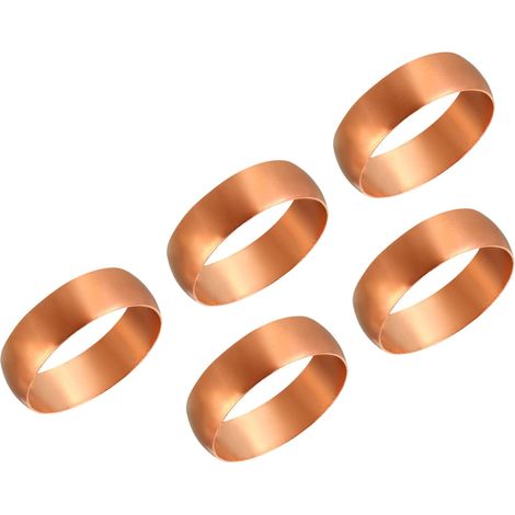 22mm Tube OD Compression Manchons Embouts, 50 Lot cuivre Embout Raccord Compression Raccord Assortiment Kit pour Air Eau Gaz (1/5)