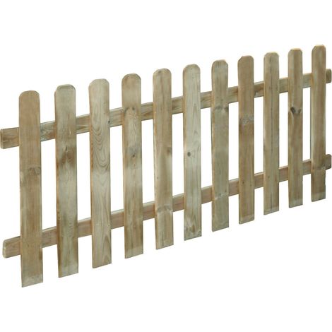 STACCIONATA RECINZIONE RECINTO IN LEGNO CLASSIC CM 180x80 H STECCATO BORDURA 163