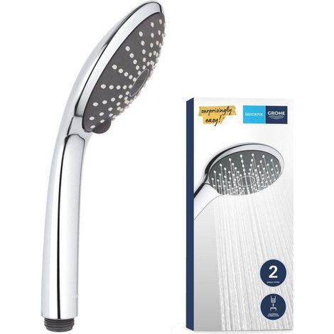 Grohe Vitalio Joy 110 Duo Handbrause - Verchromt - 2 Strahlarten - Wassersparend - 5 Jahre Garantie