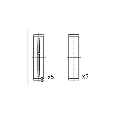 Coussinet de paliers de vilebrequin FAI AutoParts BM1019-STD CITROËN 0113.AH