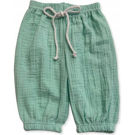 Kinder-Musselinshorts, 134 Kinder-Sommerhosen für den Sommer, Mint (1/5)