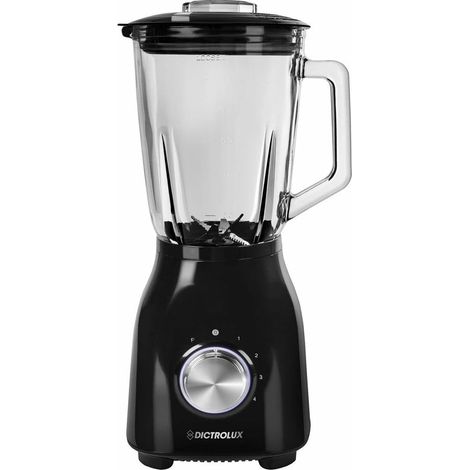 TrAdE Shop Traesio - Frullatore Elettrico Con Caraffa In Vetro Graduata 1,5 Litri 1000 Watt 4 Velocità - (1/3)