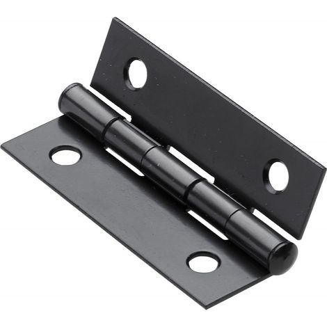 Cerniera in acciaio per mobili, HETTICH, L.50 x P.30 mm, nera HETTICH