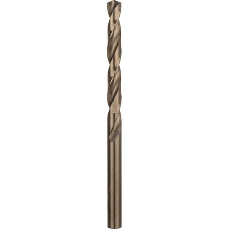 Bosch – Foret à métaux HSS-CO DIN 338 6x57x93mm – Précision de perçage pour acier et inox – Emmanchement cylindrique – Lot de 5 (1/5)