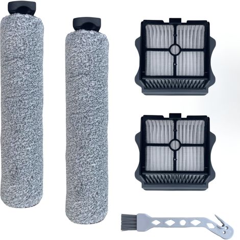 Pack accessoires pour Tineco Floor One S3 / iFloor 3  - Rouleau Brosse [Lot 2] Filtre [Lot 2] (1/5)