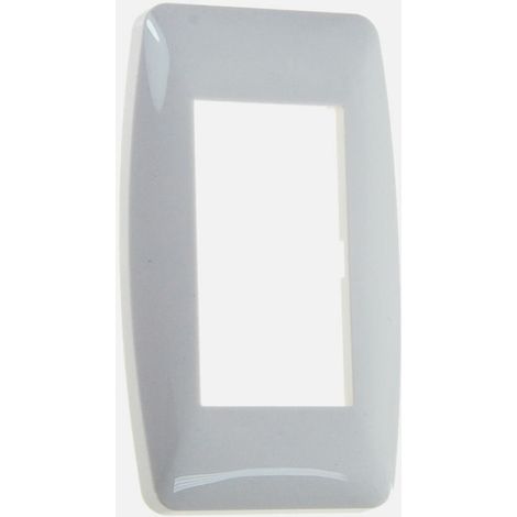 Plaque polycarbonate - 1/2 poste - Blanche - ESPRIT Blanc (1/2)