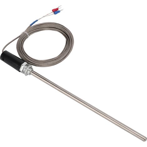 Thermocouple de type sonde M12, capteur de température en acier inoxydable de type K, sonde de température de 5 mètres. (1/5)