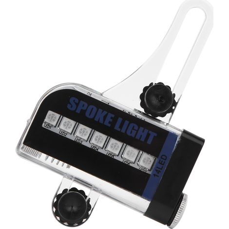 Éclairage RGB 14 LED pour Rayons de Vélo - Accessoire Lumineux pour VTT et Bicyclette (1/5)