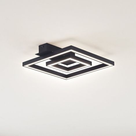 [GEBRAUCHT] B-Ware Lindby Deckenleuchte Deckenlampe LED Madamo warmweiß Licht schwarz 30 cm (1/2)