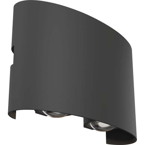 Maytoni Strato Applique d'extérieur encastrée grise, 12cm, 3000K IP54 (1/5)