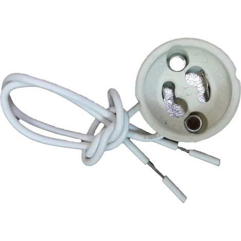 PORTALAMPADA A SOSPENSIONE IN CERAMICA attacco GU 10 - cf. 100 pezzi - VTAC